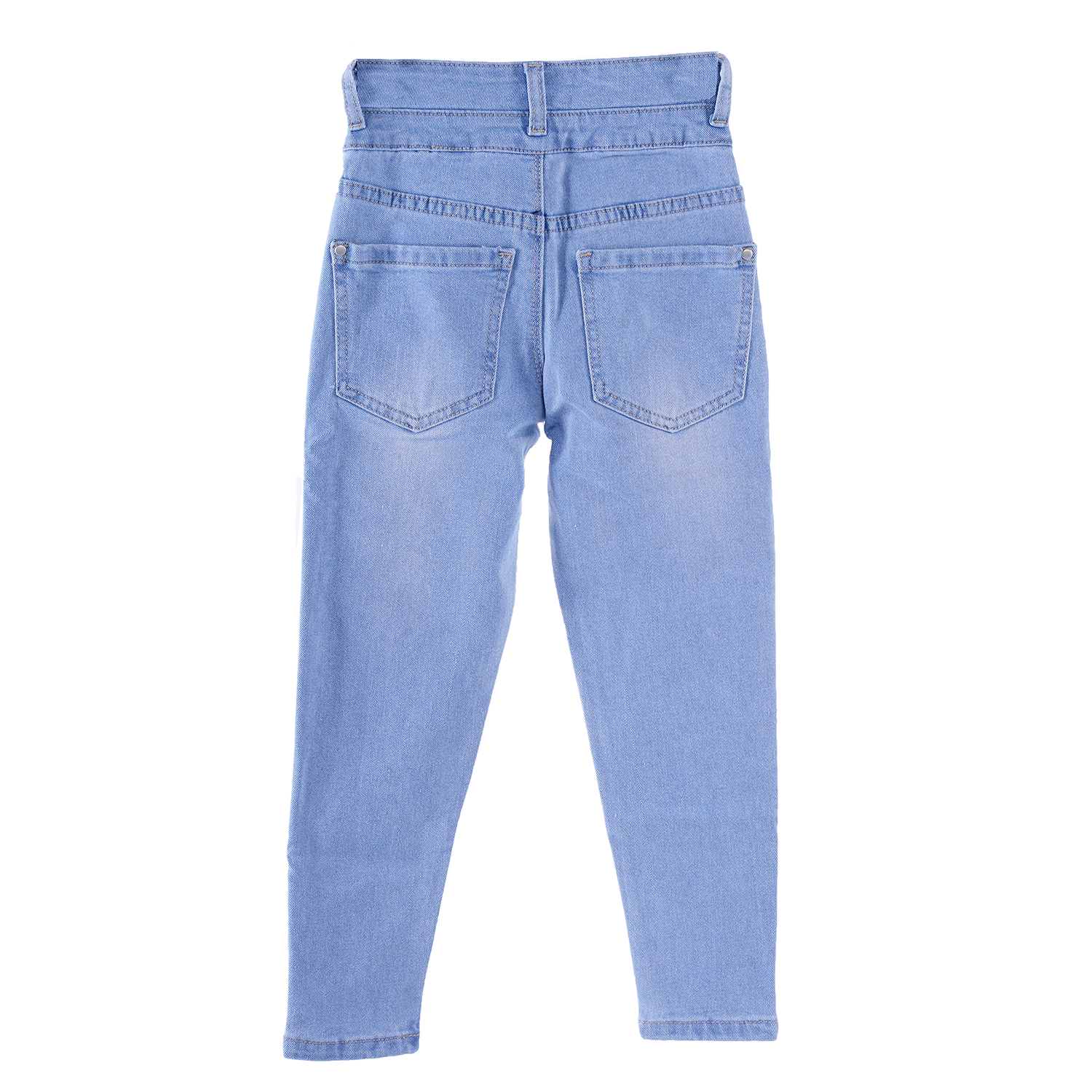 SKYKINGDOM in stock low price Kids Girls Jeans High Quality Denim Washed Boutique Cute jeans for Girl