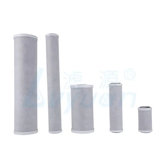 cto carbon block water filter cartridge 5 10 20 30 40 inch for liquids filtration