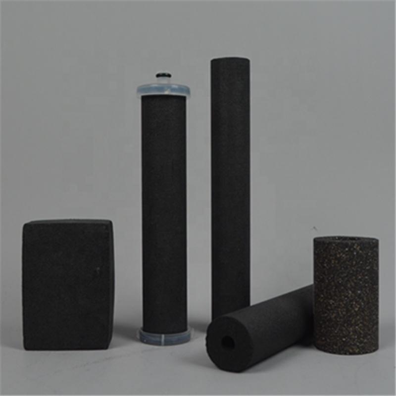 10 20 30 40 inch Compressed activated carbon filter cartridge 222 end-cap