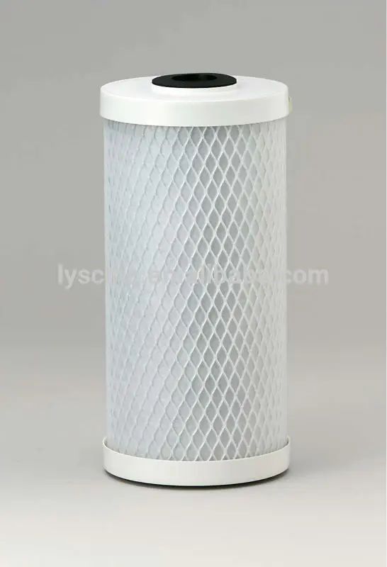 Household Jumbo activated carbon water filter for CTO block cartridge