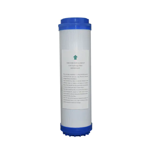 flat press 10 inch granular activated carbon filter cartridge for RO water filter