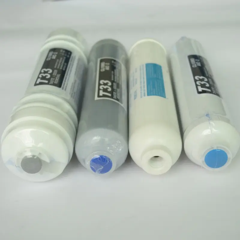 Quick Connect T33 filtro Post Pre Active Carbon Water Cartridge Filter Element