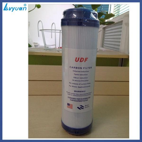odor removal water filter/10 inch UDF filter cartridge for water treatment