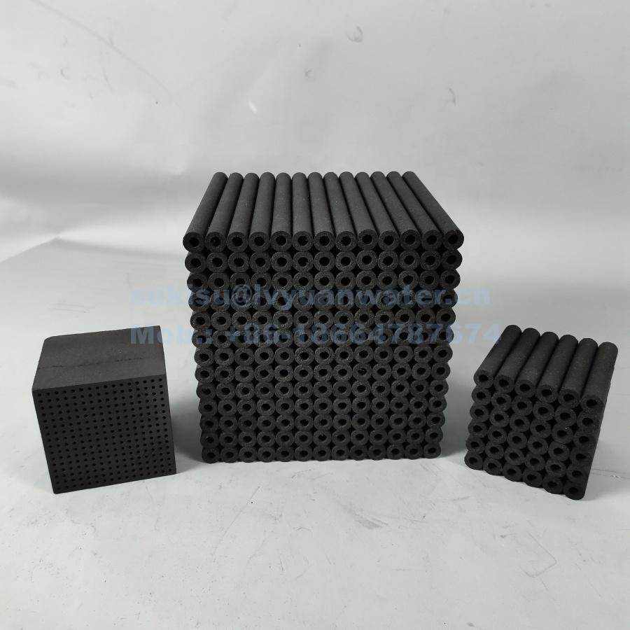 Manufacture Customized Cube Filter Honeycomb activated carbon for hepa industrial air filters