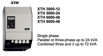 Steca Studer Xtender Xth5000-24 Power Converter 5000va 15kVA 45kw 24V