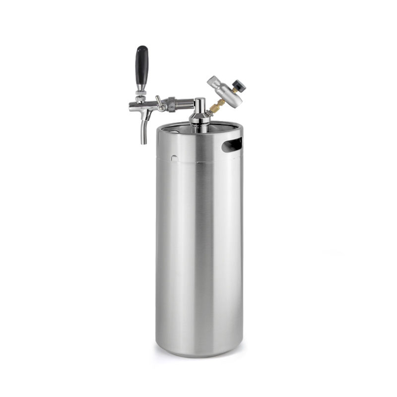 product-Trano-Wholesale 10 l liter homebrewmini kegs stainless steel beer growler keg-img-1