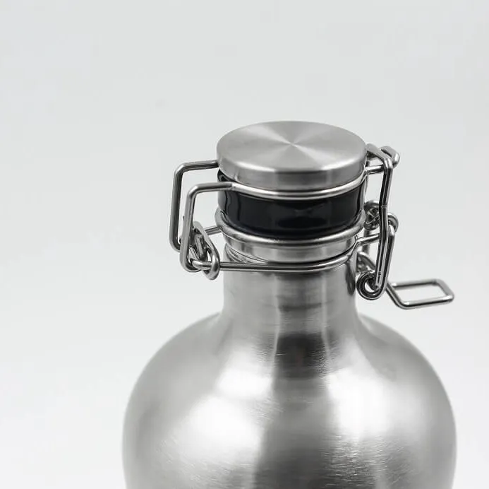 product-Food gradestainless steel AISI 304 Swing cover BEER growler 1L, 15L 2L-Trano-img-1