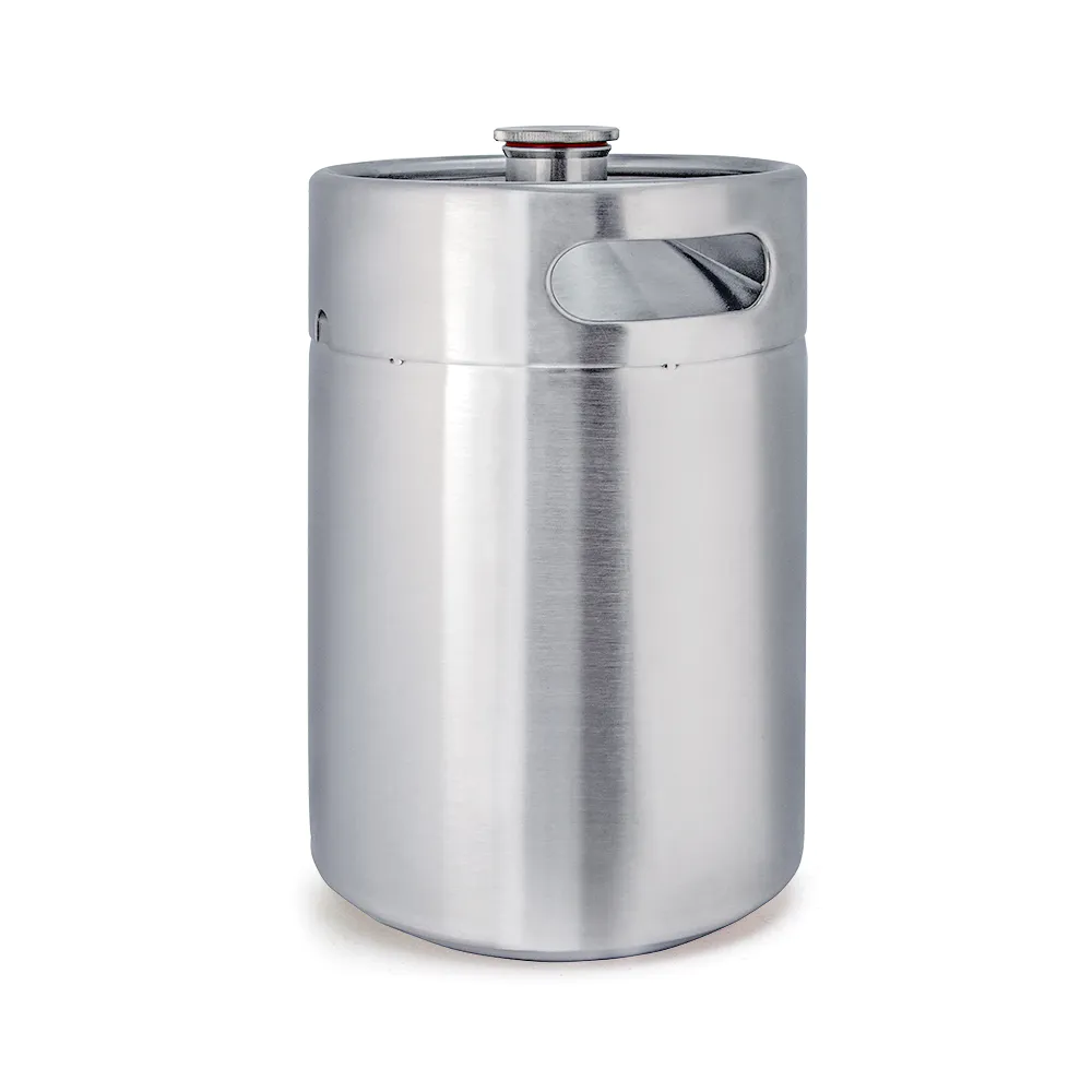 5l 304 stainless growler beer spear mini keg carbonation 60 psi price cap