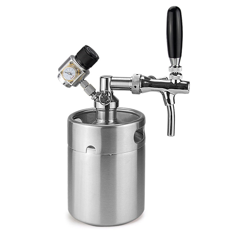 2l 5l 10l painting mini wine barrel beer barrel keg style growler dispenser tap