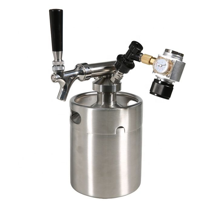 home brewing removable stainless steel party beer keg bottles 2L mini growler