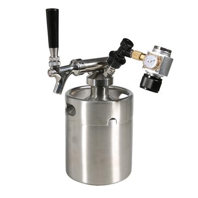 home brewing removable stainless steel party beer keg bottles 2L mini growler