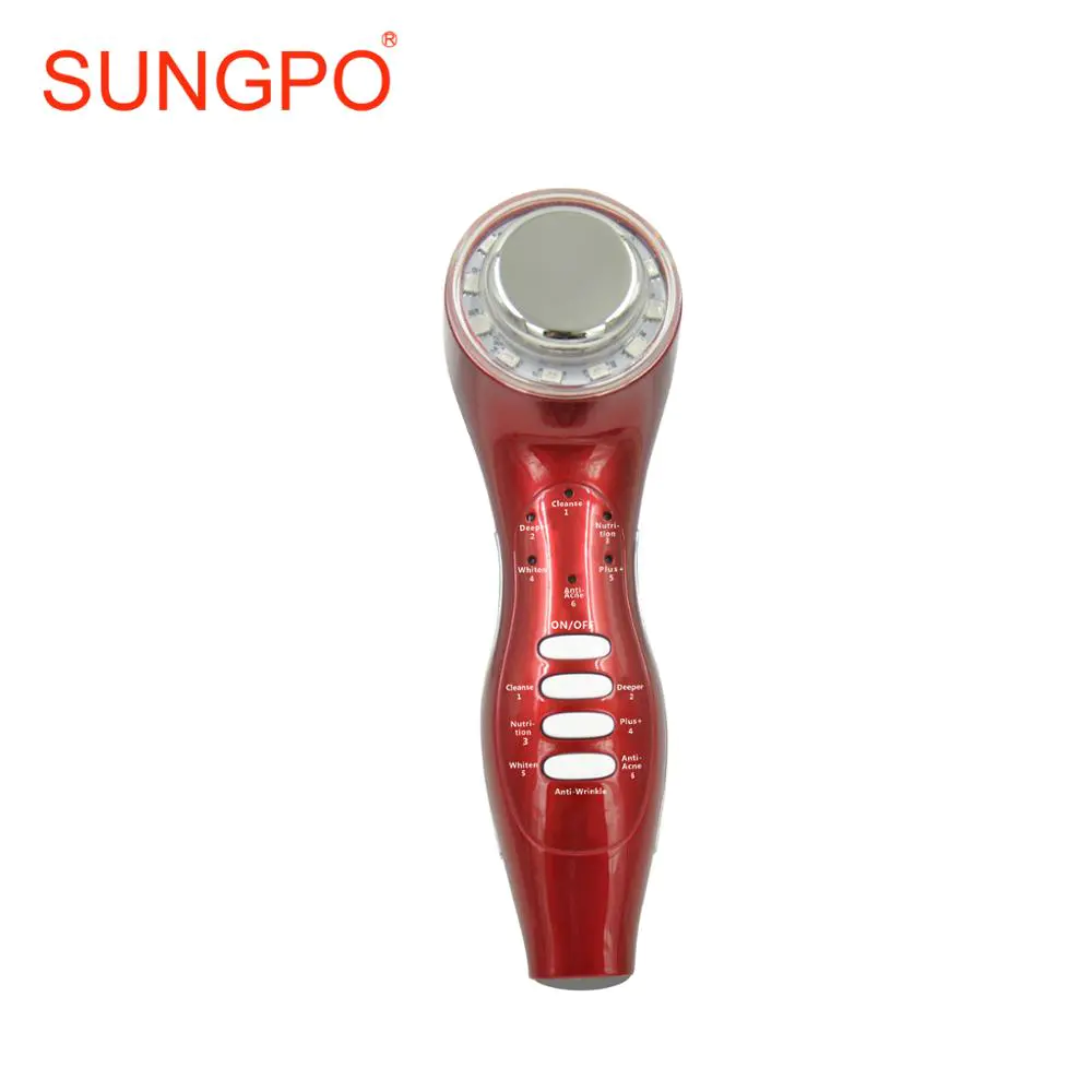 SUNGPO Personal Care Multifunctional Beauty Equipment Ultrasonic Photon LED Light Therapy Quantum IONS Leadin Leadout Skin Care
