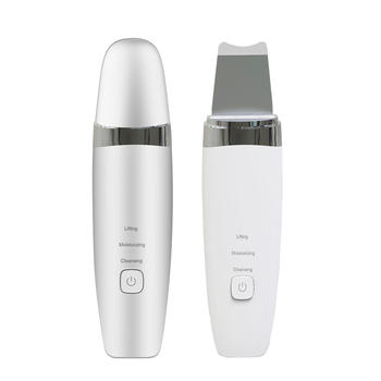 Portable lcd waterproof face ckeyin facial dead ultrasonic scrubber skin with led screen