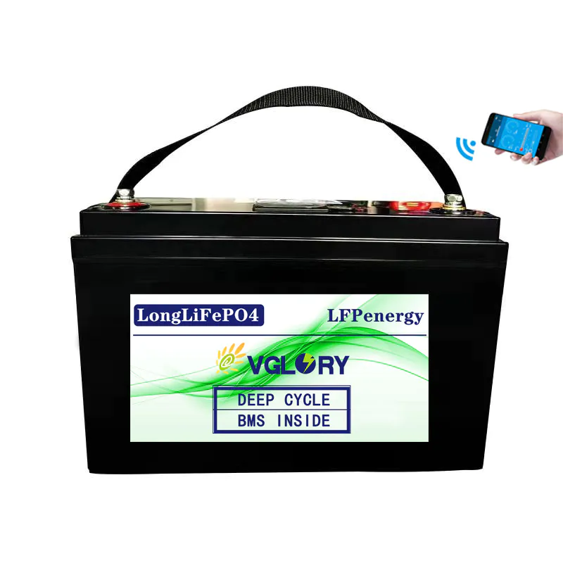 Cycle 12v Marine Components Lithium-ion 2 Years Warranty Original Liion Bms Lifepo4 Lithium Battery
