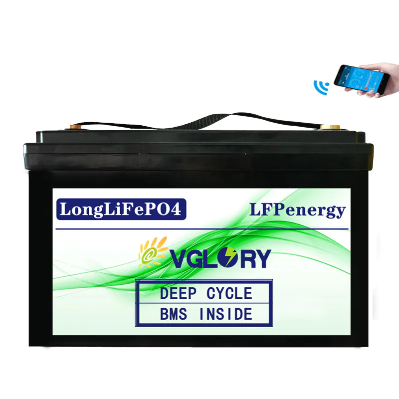 Li Ion 200ah Accu New Lithium 12v-200ah-lithium-ion-battery Rechargeable Bms 26650 Lifepo4 12v