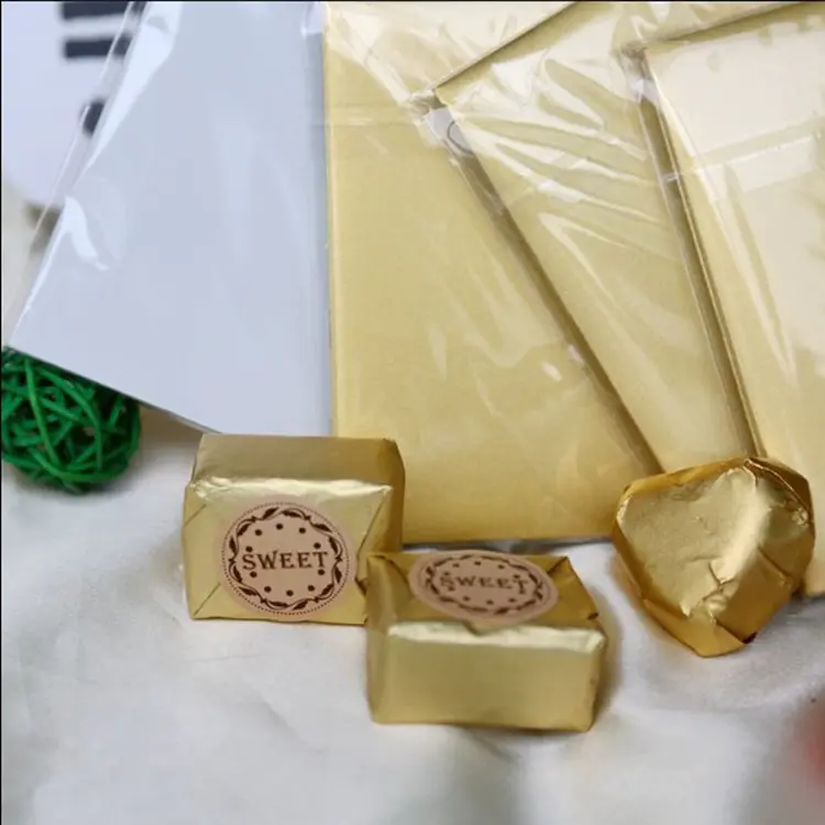 envoltura de chocolate- Golden chocolate wrap