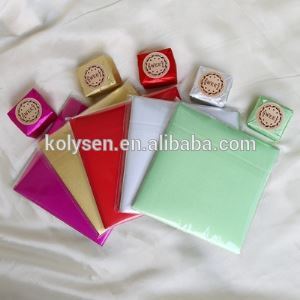 KOLYSENCustom food grade Food packaging aluminum foil chocolate wrapping paper China supplier