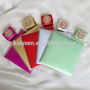 KOLYSENCustom food grade Food packaging aluminum foil chocolate wrapping paper China supplier