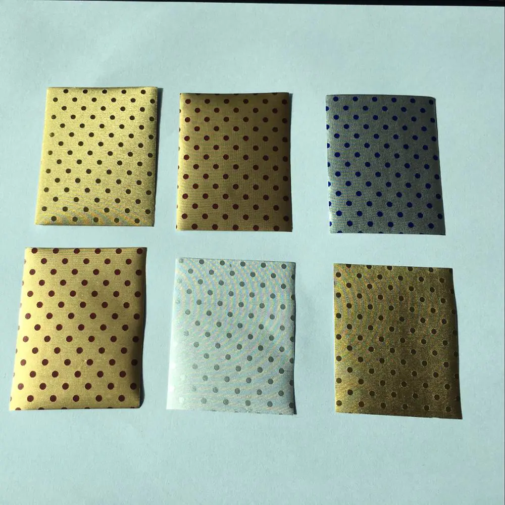 Custom Printed and Embossed Chocolate Bar Packaging Gold Aluminum Foil Paper