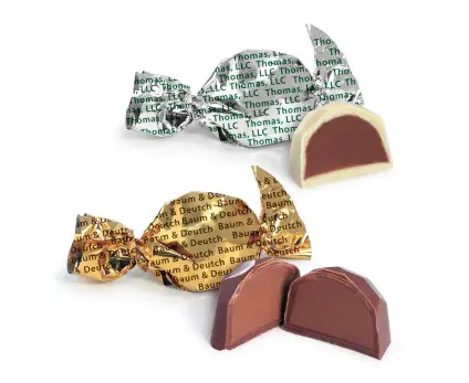 Twist Aluminum foil Chocolate candy wrapper printing paper in roll