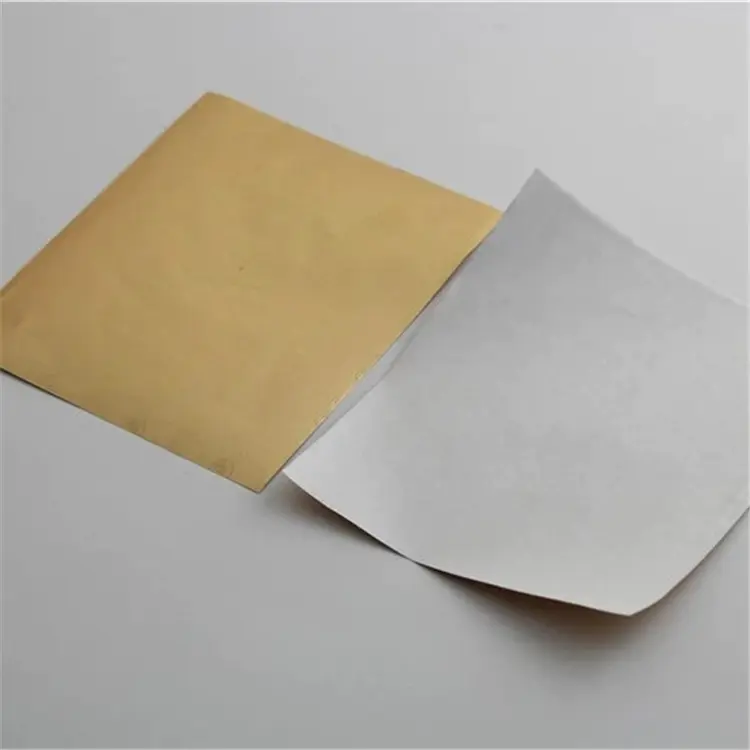 Customized Food Grade Dull Chocolate Bar Wrap Aluminum Foil Laminated Paper Backing China Supplier Soft