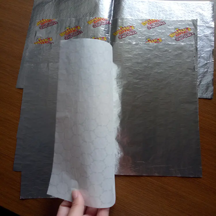 aluminum foil paper for hamburger