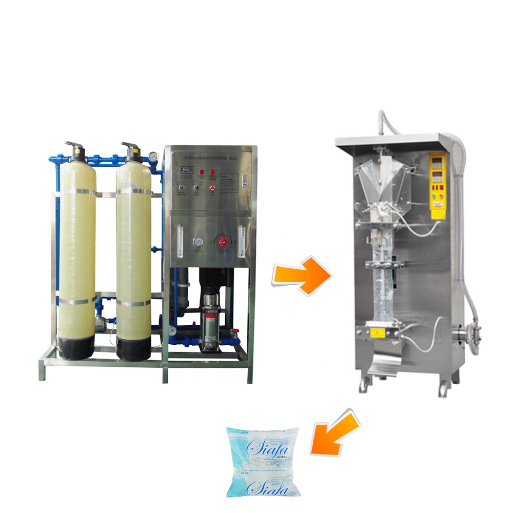 Automatic complete sachet water production line equipment bag and pouch