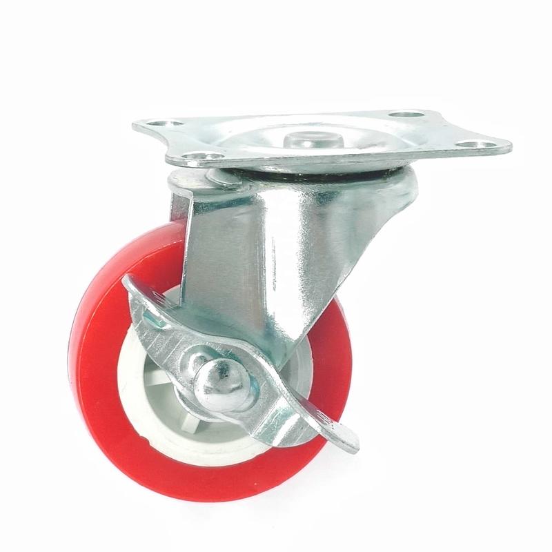 1.5,2,2.5 inch furniture caster wheel with brake wholesales