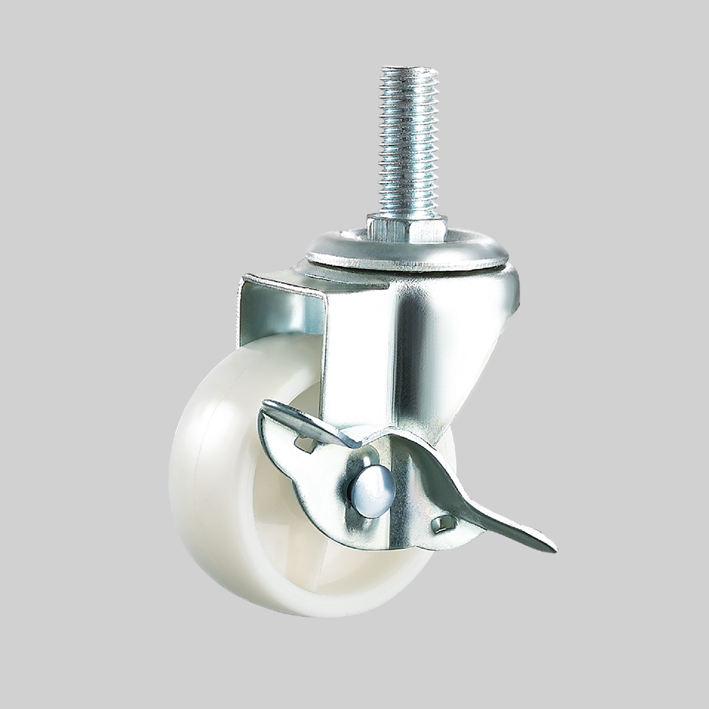 2 Inch Light Duty White PP Thread Casters