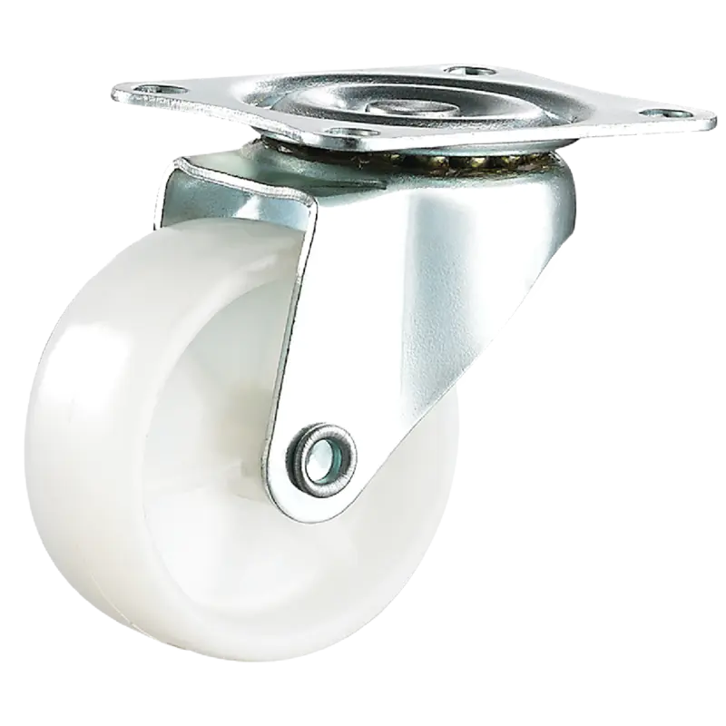 2 3 inch light duty caster PP caster wheel with plate swivel and brake