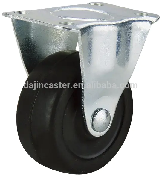 32mm Cheap Furniture Swivel with Brake Small Rubber Caster wheels