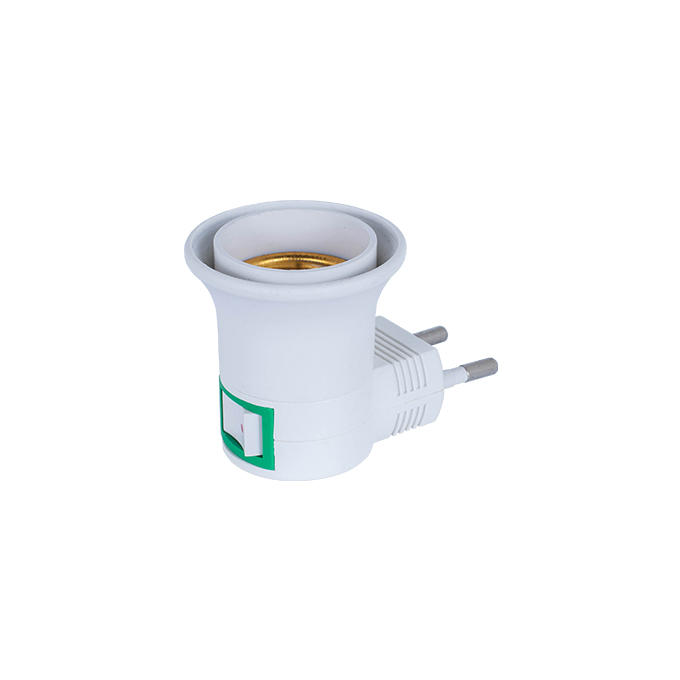 OEM A13-1 CE ROSH approved night light socket European plug in lamp holder for acrylic night light 220V