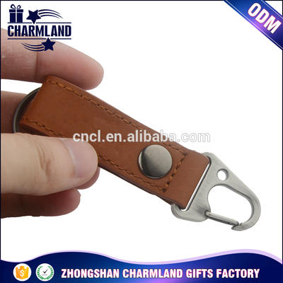 New shapes custom logo pu leather key chain promotion keychain with metal hook