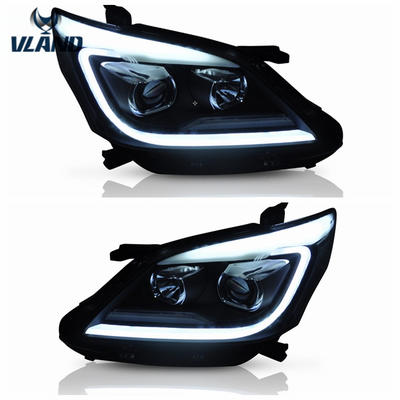 VLAND manufacturer for auto car accessory for head light for Innova LED Headlight 2012 2013 2014 2015 with moving turn signal