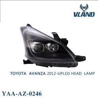 Vland factory car headlight for AVANZA LED head lamp LED Light bar headlights plug and play 2012-2015