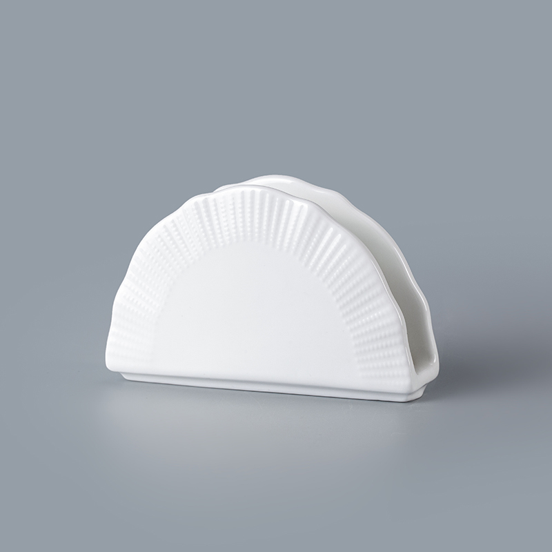 cheap white ceramic napkin holder wholesale promotion napkin holder napkin holder for restaurant&hotel