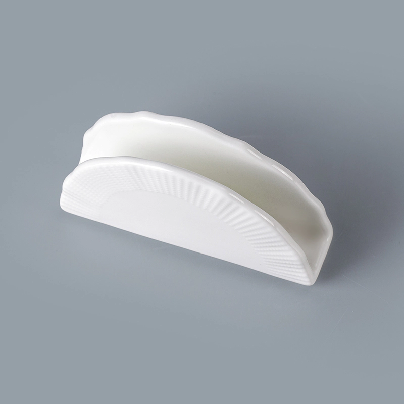cheap white ceramic napkin holder wholesale promotion napkin holder napkin holder for restaurant&hotel