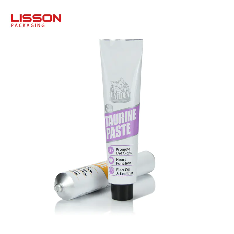 120ml empty recyclable aluminium tube cream packaging for animal products