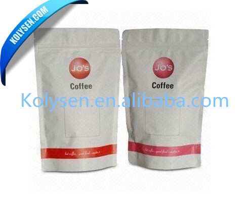 Customized Printed Coffee Pouch with Zip Clock
