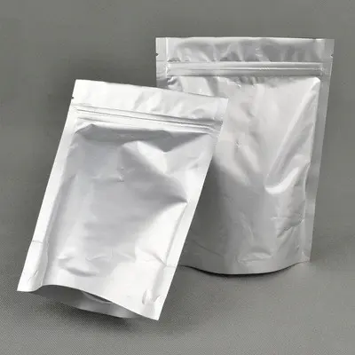 Resealable food/ powder packaging aluminum foil bag