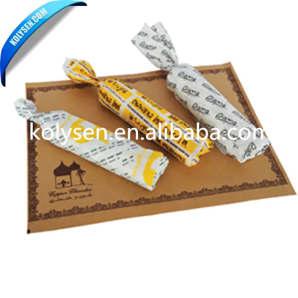 Fast Food Sandwich Wrapping Paper for Food Packaging