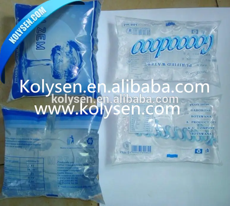 Laminated Printed Drinking Water Pouch Film In Roll