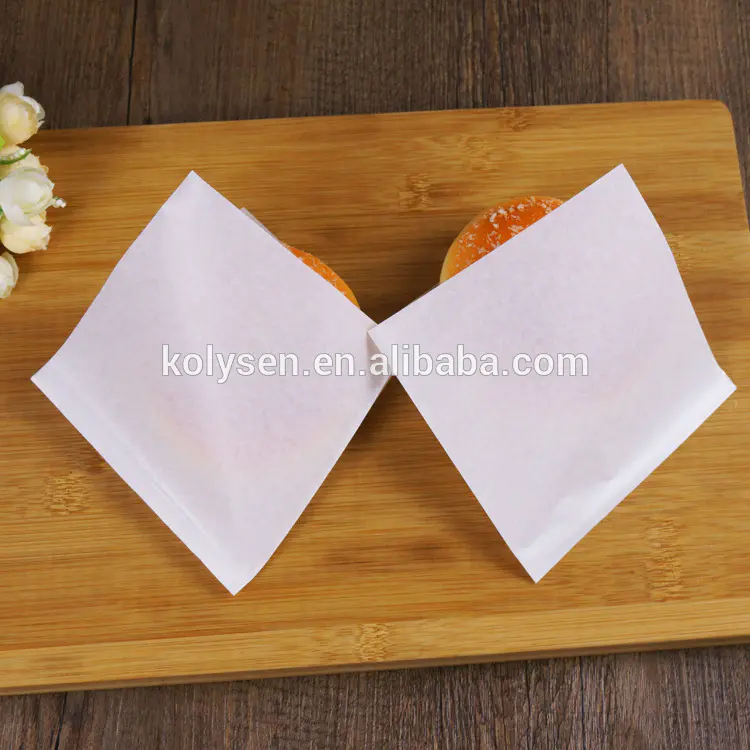 Custom printed donuts wrapping double side open paper pockets