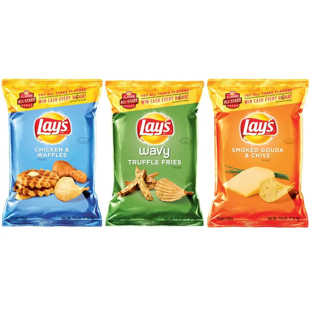 Wholesale Food Grade Packaging Plastic Potato Chips Bag