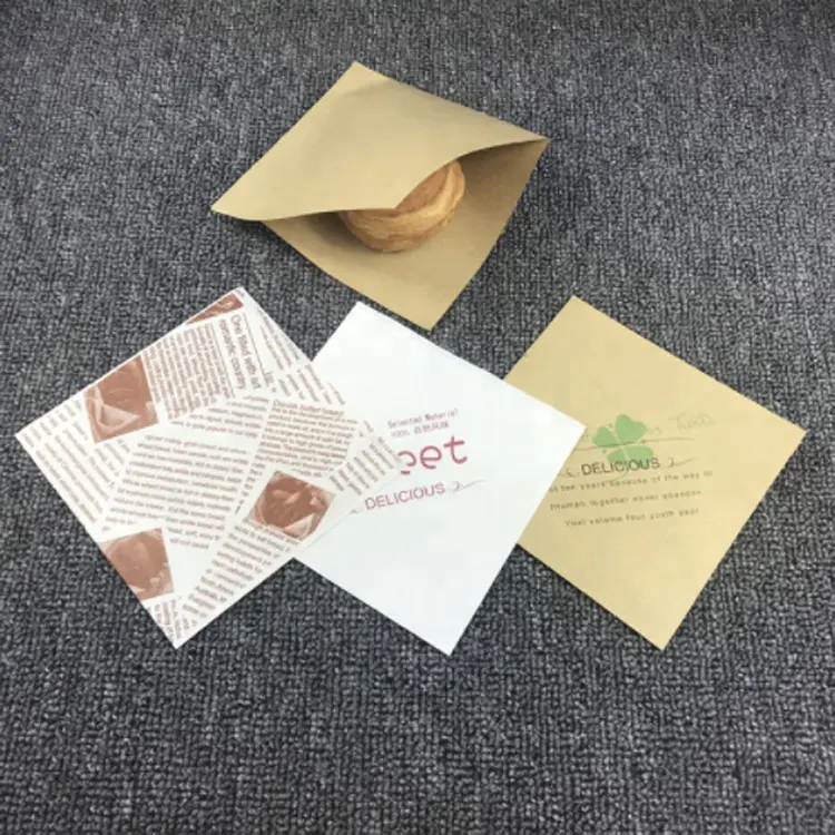 Custom logo donuts oil-proof paper bag