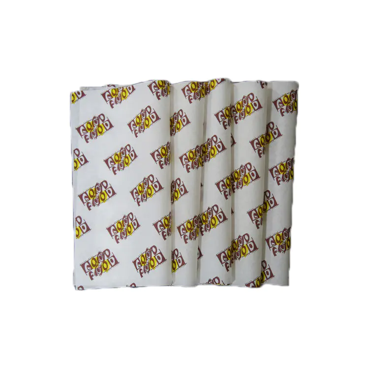 Fast food wrap foil proof paper