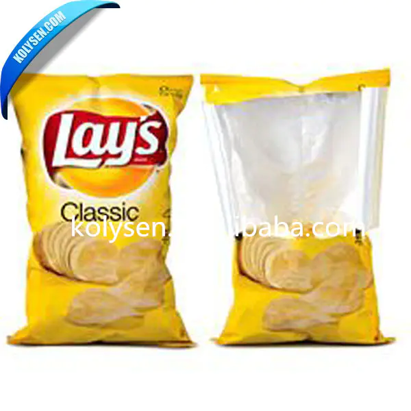 Wholesale Custom Printed Heat Seal Potato Chips Packaging Bag