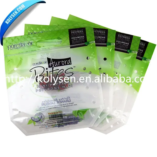 Custom printed food grade moisture proof grape packaging bag made in china