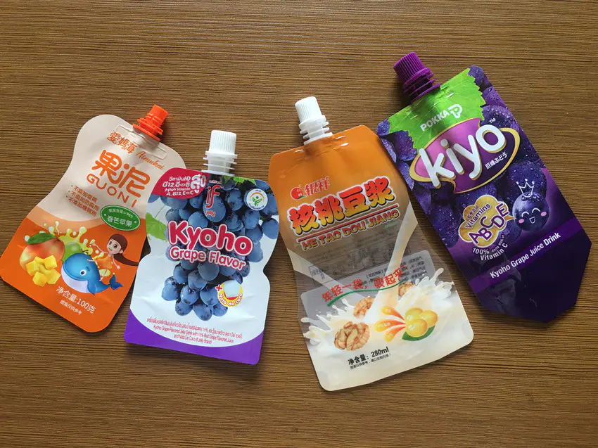 KOLYSENCustom printed food gradebeverage packing spout pouch Export from China
