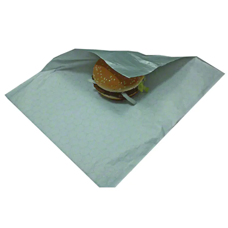 Food Grade Burger Aluminum Foil Paper Sheets Sandwich Foil Wrapping Paper with Honeycomb